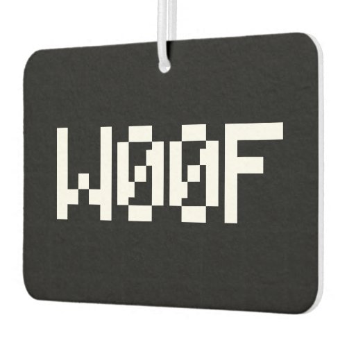 W00F Leetspeak Animal Sounds Air Freshener