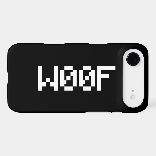 W00F [Leetspeak Animal Sounds] Case-Mate iPhone Case (Back (Horizontal))