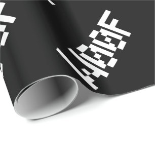 W00F [Leetspeak Animal Sounds] Wrapping Paper