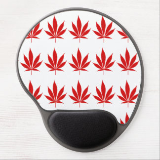W02 Pot Leaf Gel Mousepad