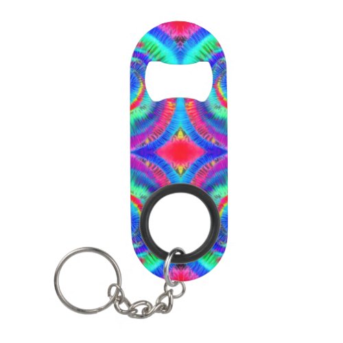 W2 Desighn _ Tie_Dye D   Keychain Bottle Opener