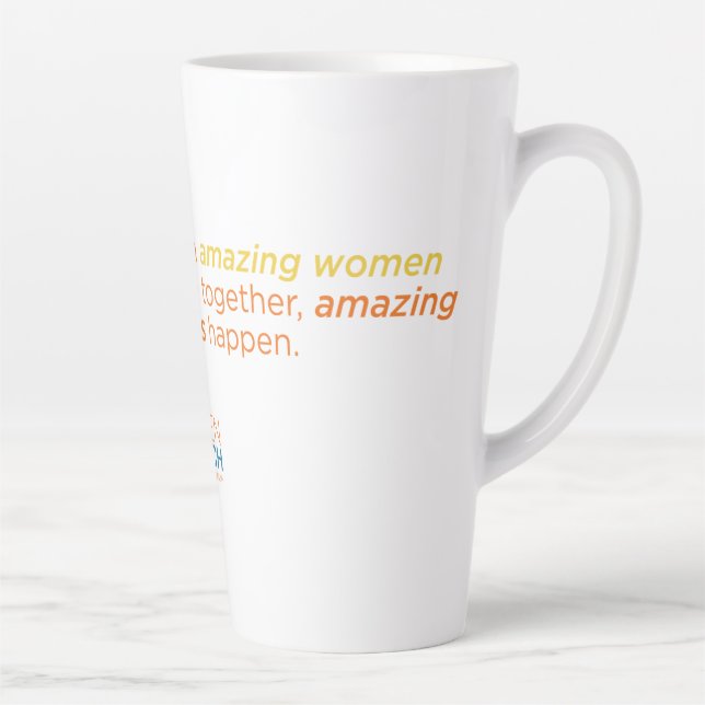 W2W Latte Mug  - When Women Come Together (Right)