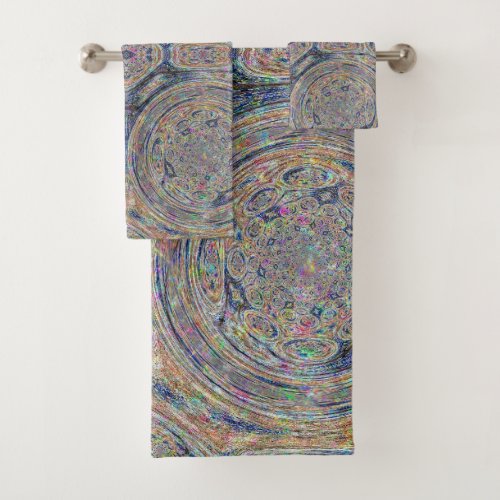 W3 DESIGHN _  Kaleidoscope Mosiac A  Bath Towel Set