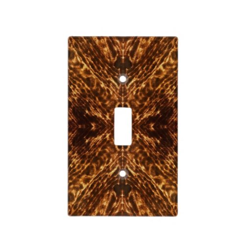 W3 DESIGHN _ Wood_Burn Mosiac C  Light Switch Cover