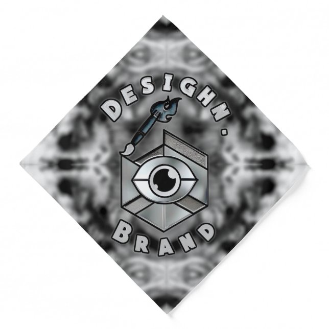 W4VE • DESIGHN. | "Logo v2" • Bandana (Front)