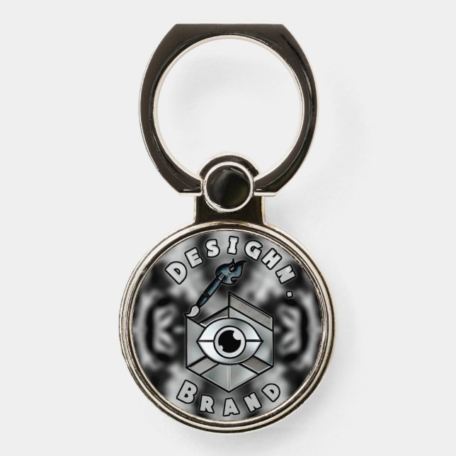 W4VE • DESIGHN. | "Logo v2" • Phone Ring Stand (Front)