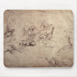 W.61v Male figure studies Mouse Pad