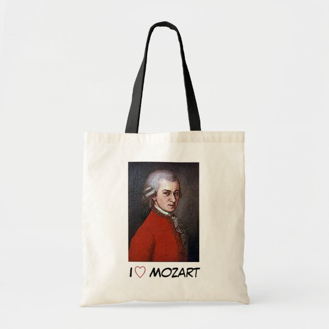 W.A. Mozart Tote Bag (Front)