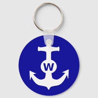 W Anchor Wanchor Insult Funny Gift Keychain