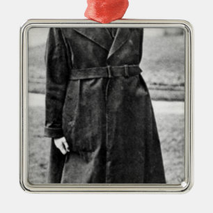 W.B. Yeats, 1923 Metal Ornament