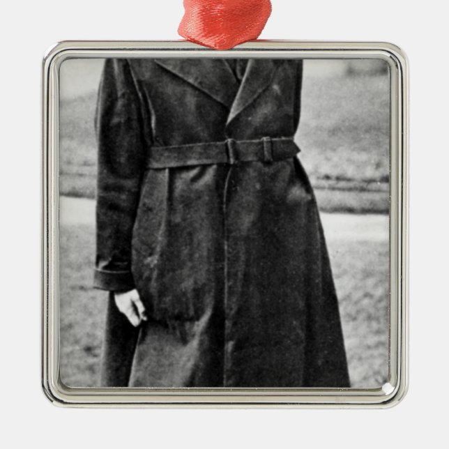W.B. Yeats, 1923 Metal Ornament (Front)