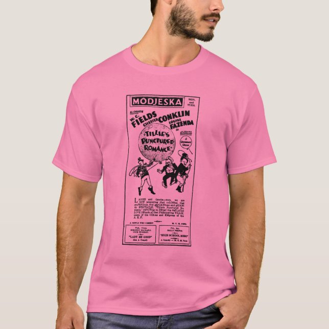 W. C. Fields Tillie's Punctured Romance T-Shirt (Front)
