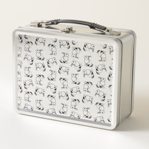 w CUSTOM BACKGROUND COLOR Metal Lunch Box