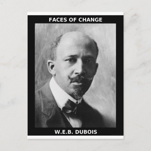 WEB DUBOIS POSTCARD