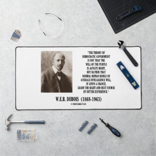 W.E.B. Dubois Theory Of Democratic Government Desk Mat