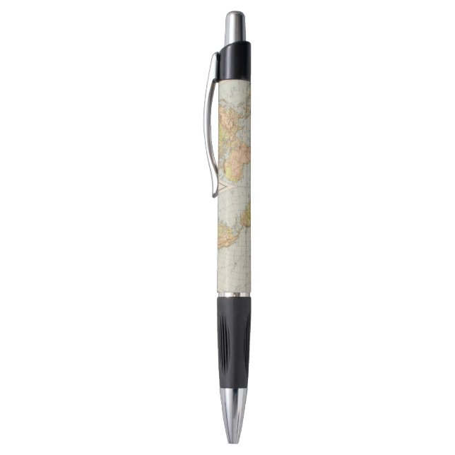 W, E Halbkugel World Map Pen (Top (Vertical))