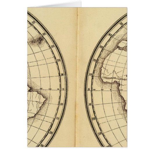 W Hemisphere, E Hemisphere 2 Cards (Front)