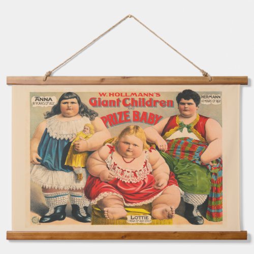 W Hollmanns Giant Children And Prize Baby Hanging Tapestry