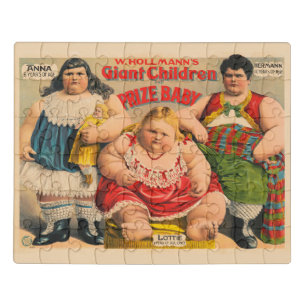 W. Hollmann's Giant Children And Prize Baby. Jigsaw Puzzle