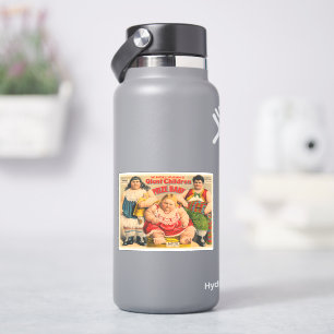 W. Hollmann's Giant Children And Prize Baby. Sticker