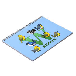 W is for Warbler Photo Notebook (6.5