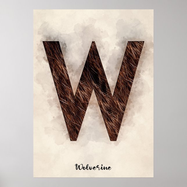 W is For Wolverine Poster (Front)
