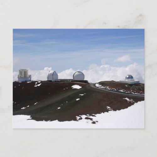WM Keck Observatory on Mauna Kea Hawaii Postcard