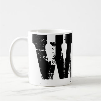 W Monogram Grunge Cool Mug