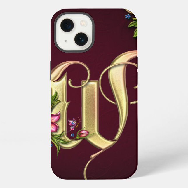 W Monogram iPad Air Case (Back)