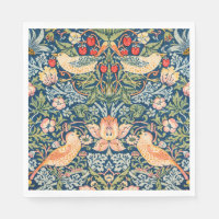 W Morris Strawberry Thief Paper Napkin