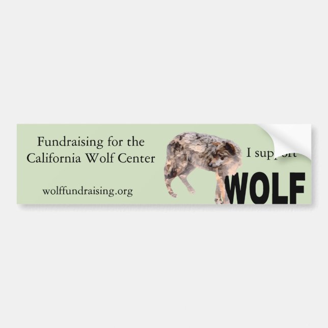W.O.L.F. Bumper Sticker (Front)