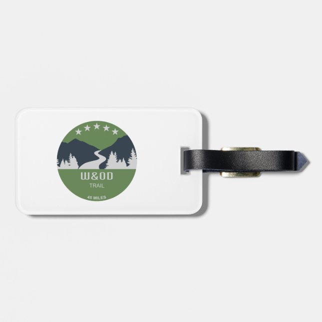 W&OD Trail Luggage Tag (Back Horizontal)