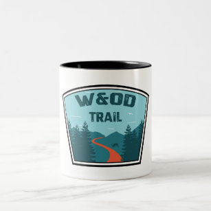 W&OD Trail Two-Tone Coffee Mug