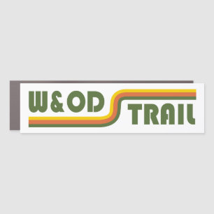 W&OD Trail Virginia Car Magnet
