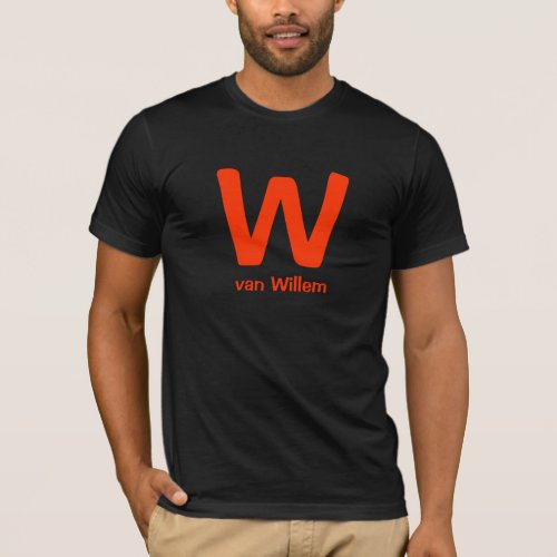 W of Willem t_shirt
