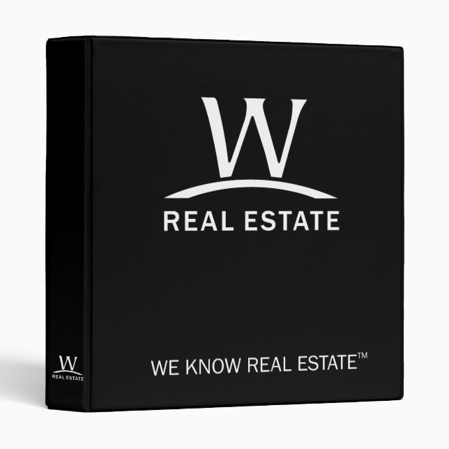 W Real Estate Binder (Front/Spine)