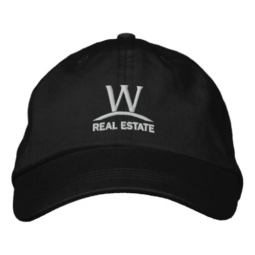 W Real Estate Embroidered Baseball Cap