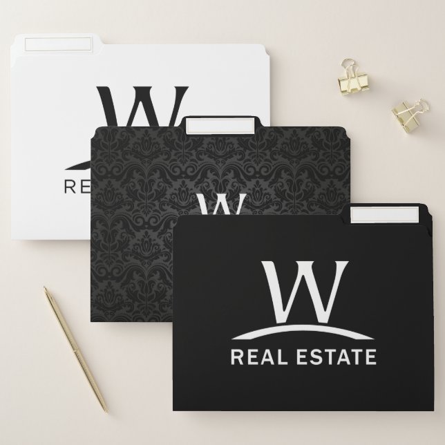 W Real Estate File Folders (Set)