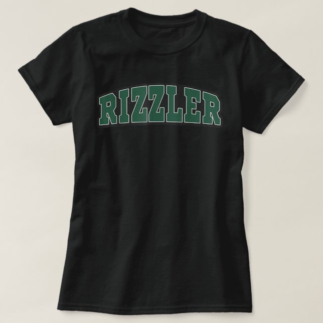 W Rizz Rizzler Funny Meme Quote T-Shirt (Design Front)