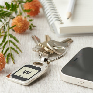 W - Waco Texas Chemistry Periodic Table Symbol Keychain