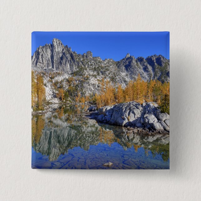 WA, Alpine Lakes Wilderness, Enchantment 7 Pinback Button (Front)