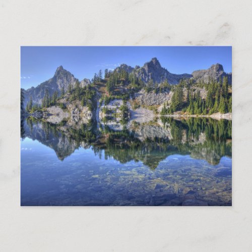 WA Alpine Lakes Wilderness Gem Lake with 2 Postcard