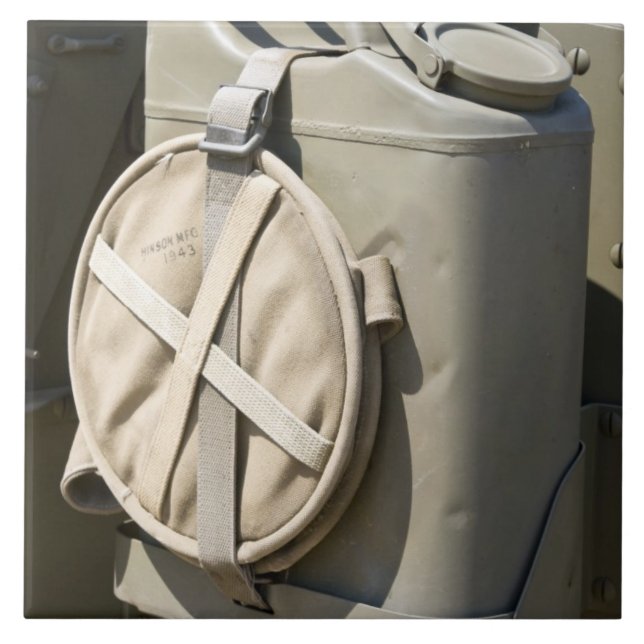 WA, Arlington, Arlington Fly-in, World War II 3 Ceramic Tile (Front)