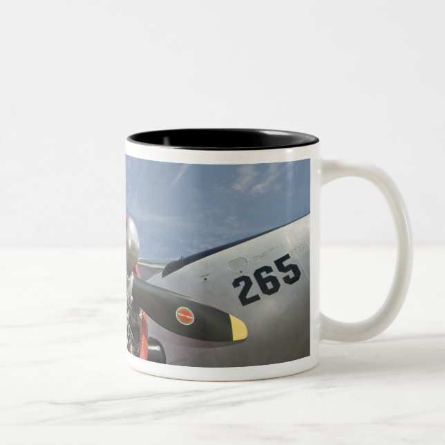WA, Arlington, Arlington Fly-in, World War II 7 Two-Tone Coffee Mug (Right)