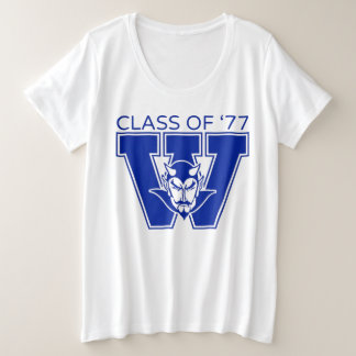 Wa-Hi Class of 1977 Women's Plus T-Shirt