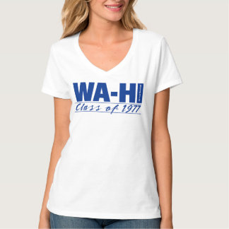 Wa-Hi Class of 1977 Women's V-Neck T-Shirt