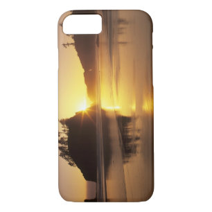 WA, Olympic NP, Second Beach at sunset iPhone 8/7 Case