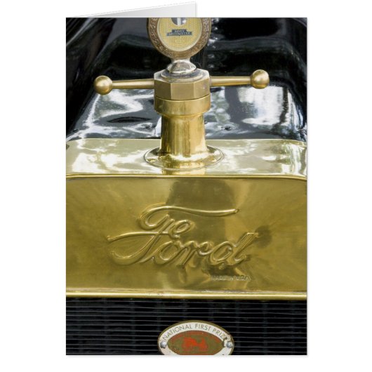 WA, Seattle, classic American automobile. (Front)