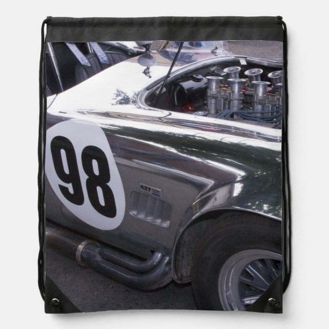 WA, Seattle, classic American automobile. 2 Drawstring Bag (Front)