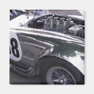WA, Seattle, classic American automobile. 2 Magnet